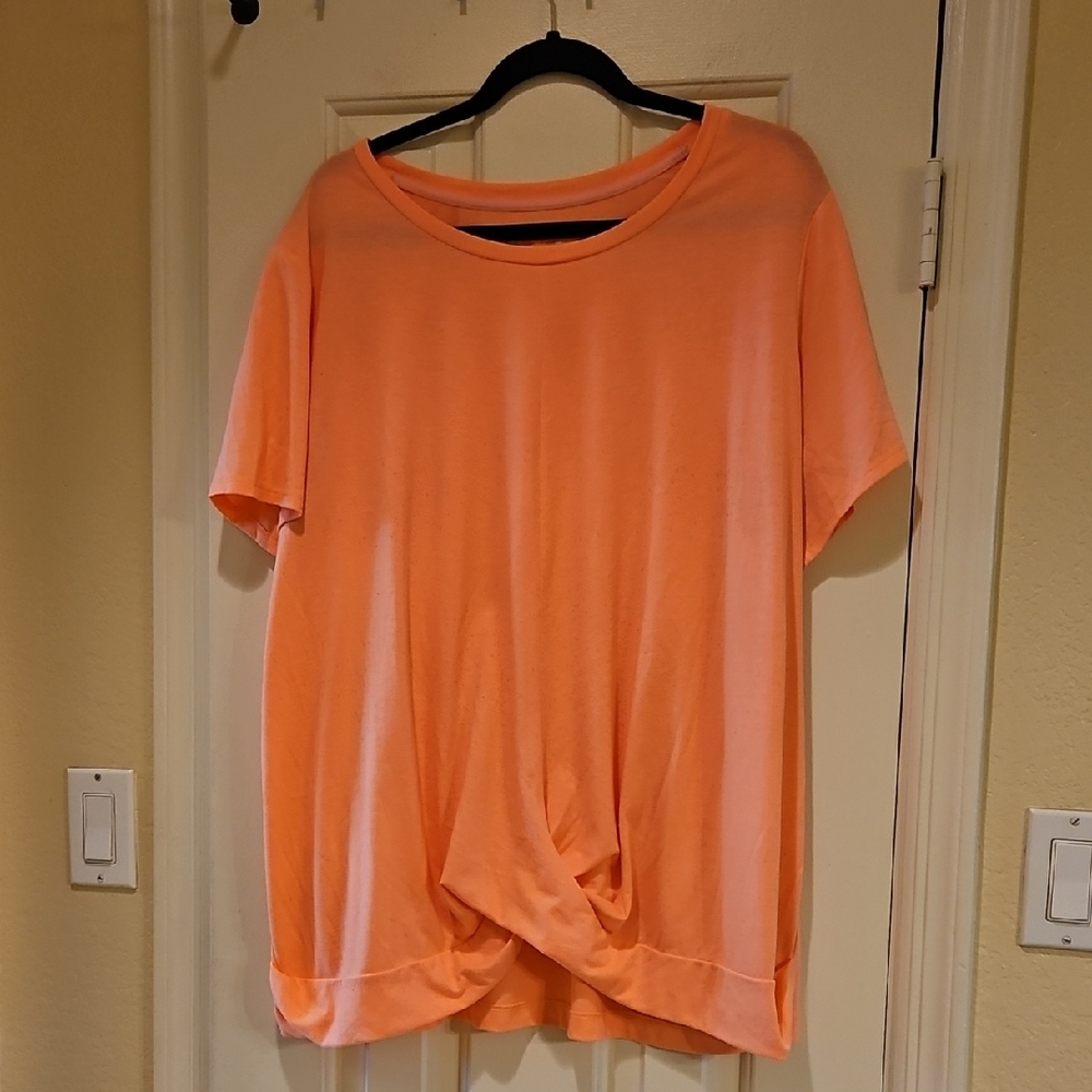 Xersion Orange Short Sleeve Tee